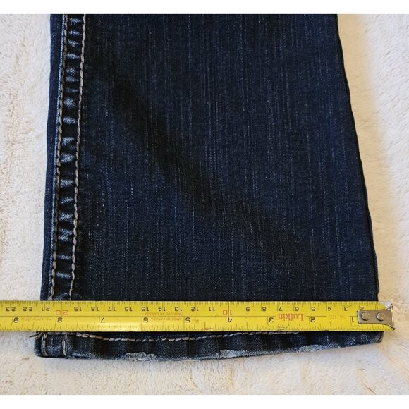 Silver Jeans Women 25W/L30 Suki Surplus Slim Bootcut Low Rise Dark Wash - Picture 14 of 14